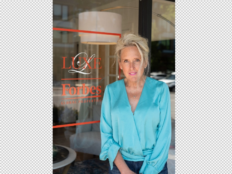 Before editing professional portrait of real estate agent outside office with uneven lighting, minor skin and wardrobe distractions, and inconsistent background tones.jpg Before editing professional portrait of real estate agent outside office with uneven lighting, minor skin and wardrobe distractions, and inconsistent background tones.jpg